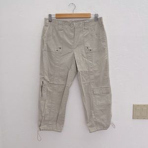 Comfy capris- taupe